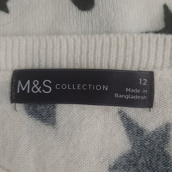 M & S Heart & Stars Sweater - Picture 4 of 4